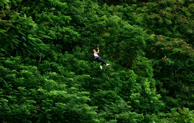 The Biggest Rainforest Zipline Park In Thailand